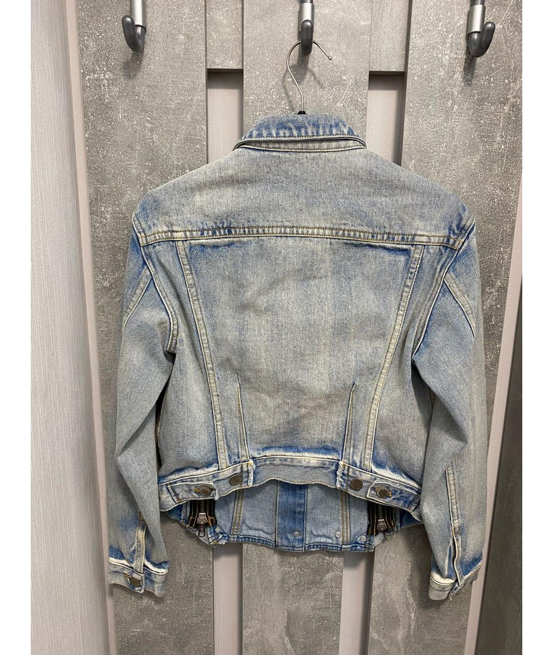3.1 PHILLIP LIM Голубая деним куртка, фото 2