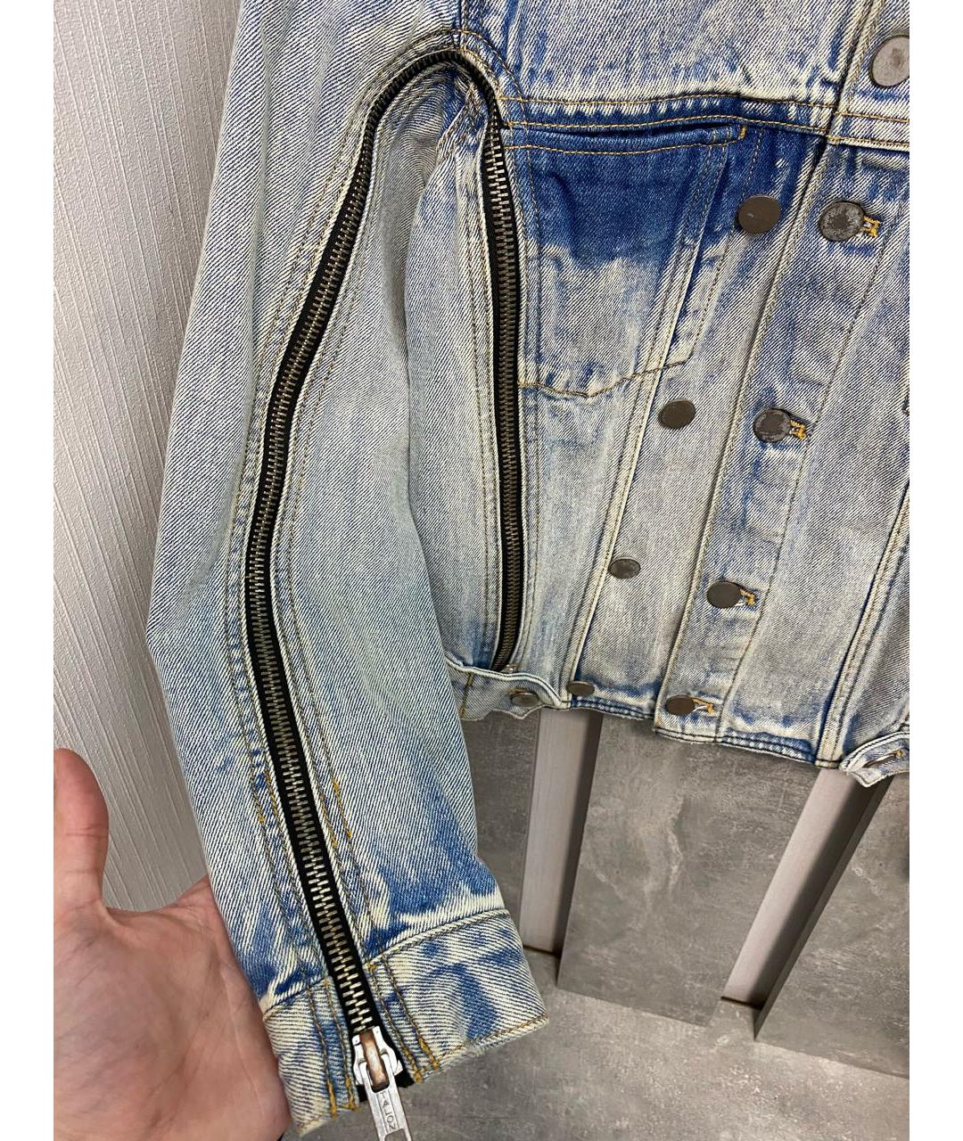 3.1 PHILLIP LIM Голубая деним куртка, фото 4