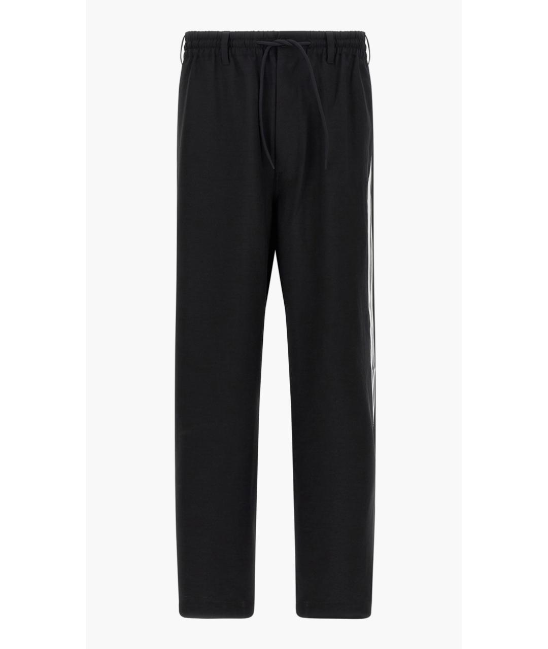 Y-3 Черные прямые брюки, фото 5