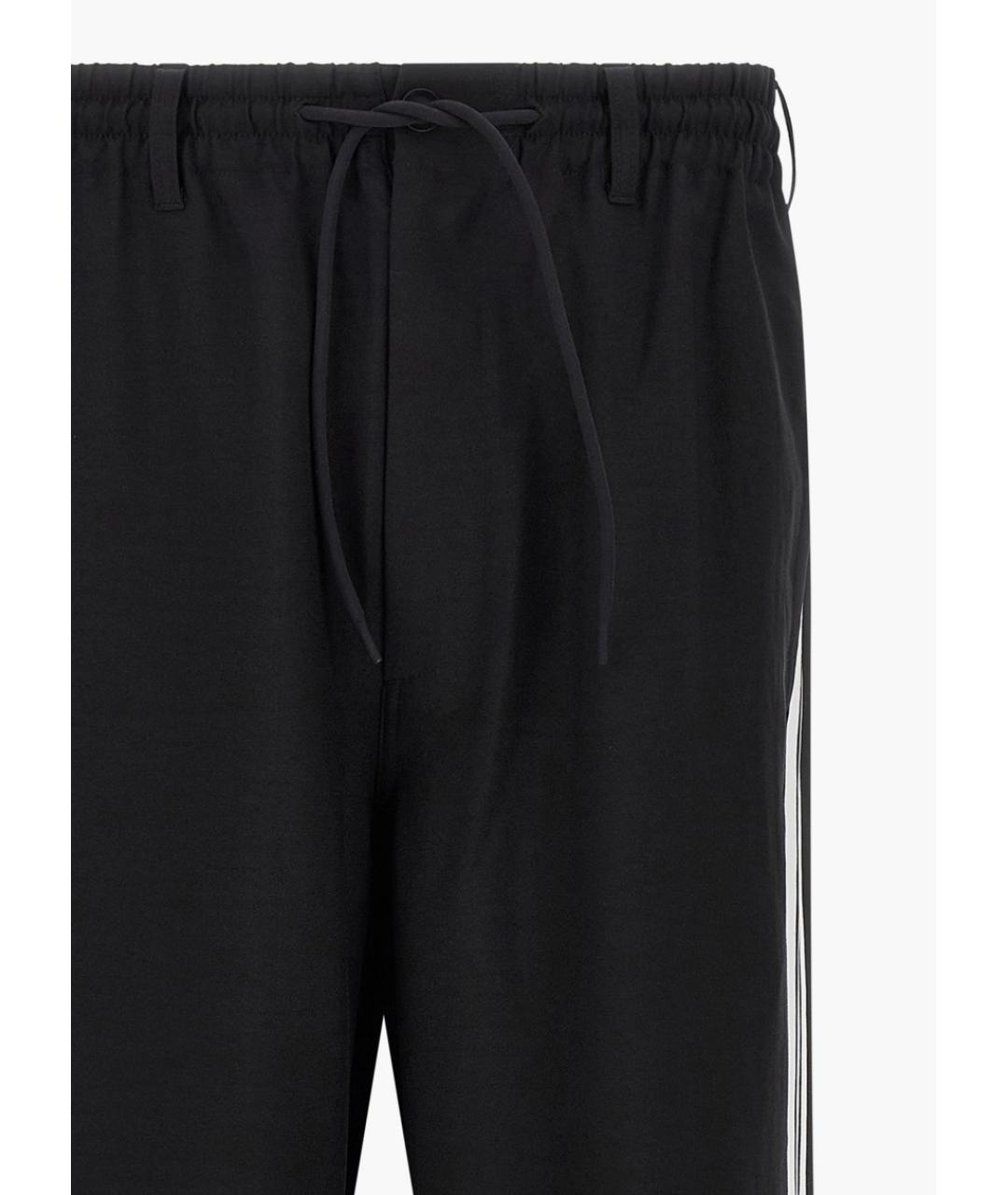 Y-3 Черные прямые брюки, фото 3