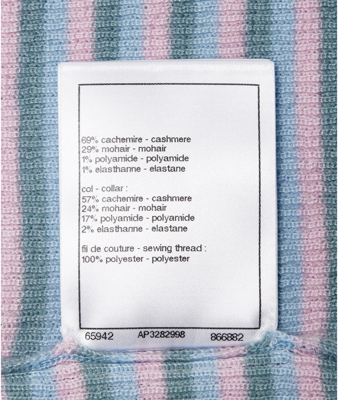 CHANEL Розовая кашемировая футболка, фото 4