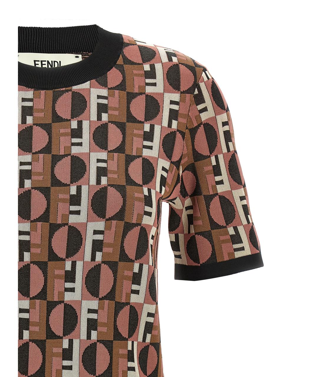 FENDI Мульти вискозный джемпер / свитер, фото 3
