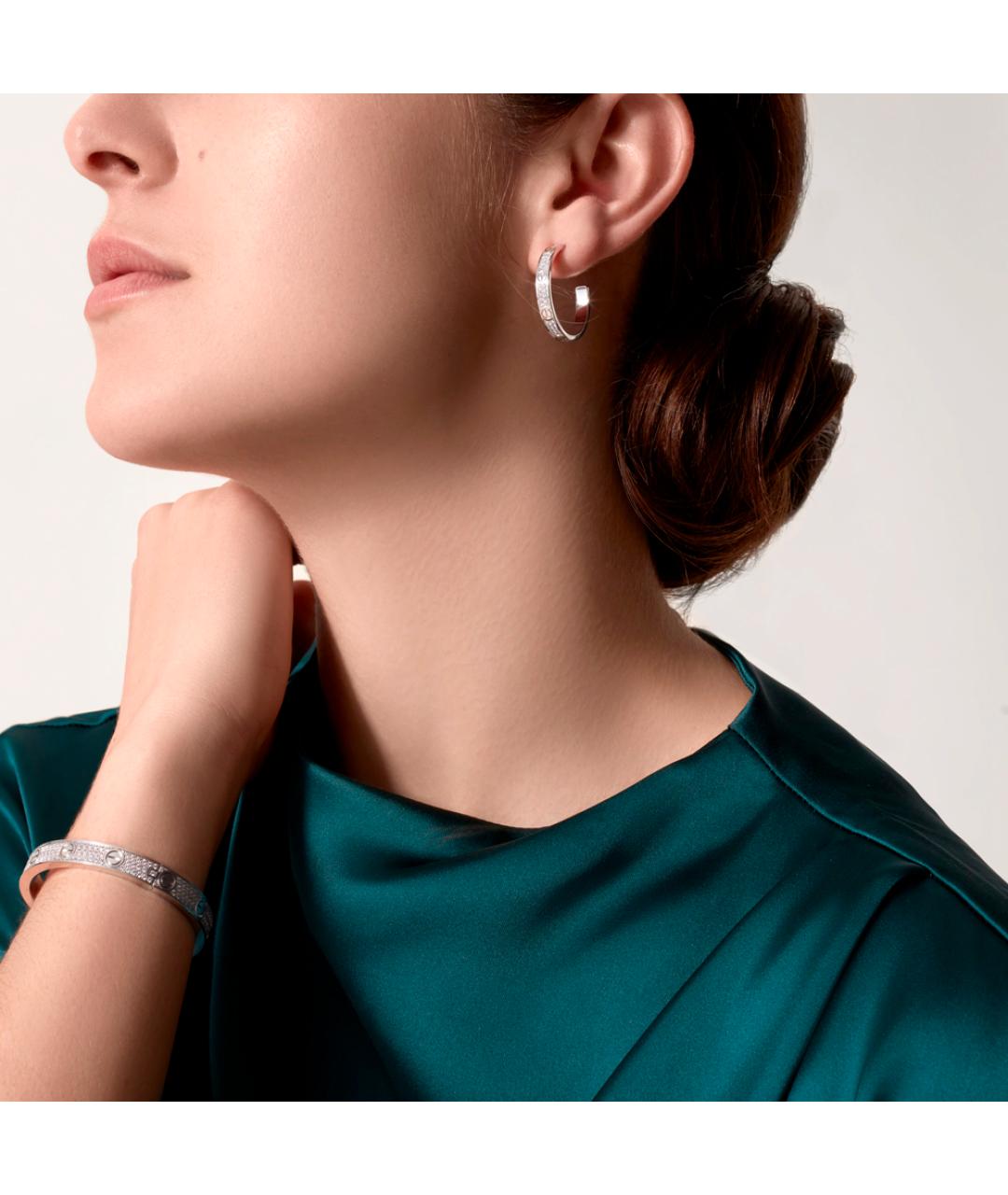 CARTIER Серьги из белого золота, фото 3