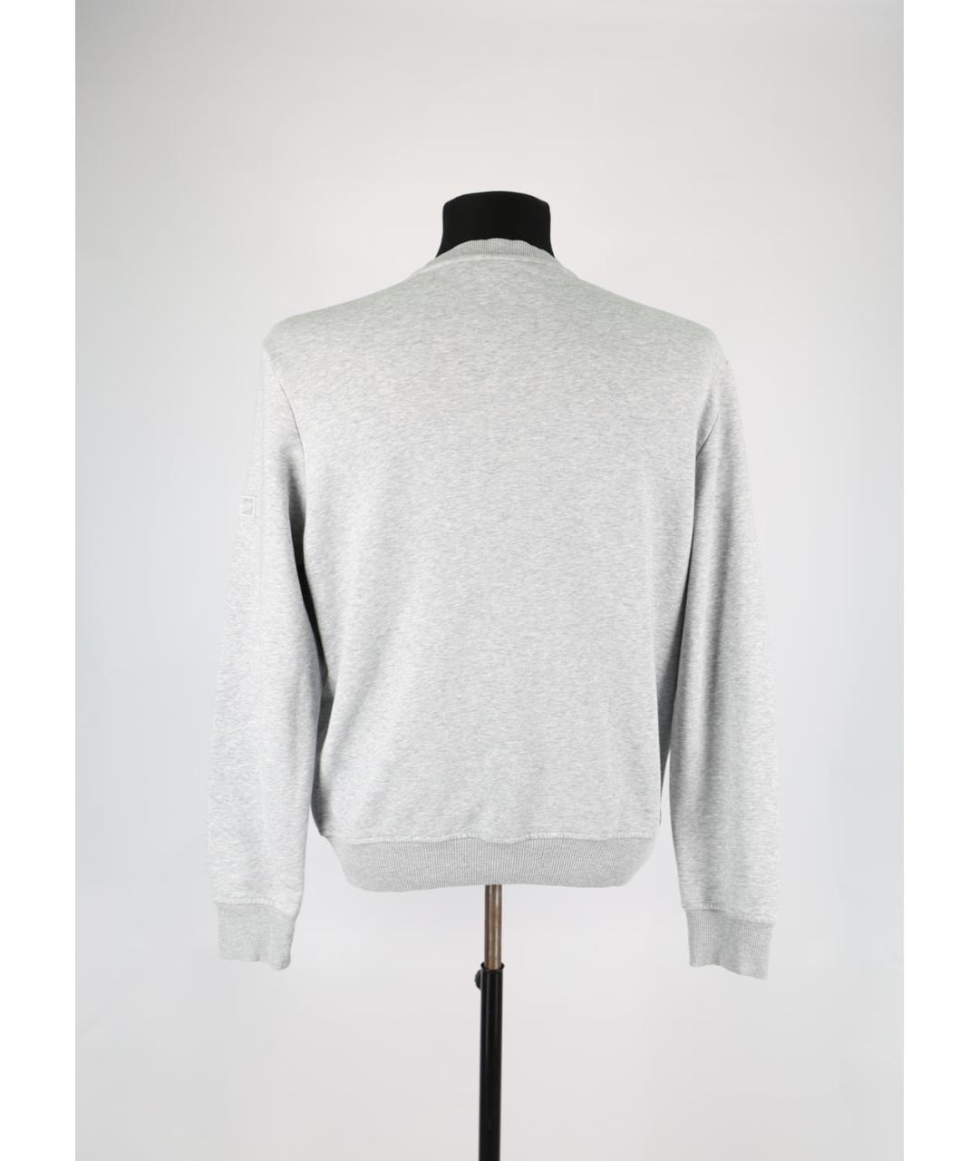 ERMENEGILDO ZEGNA XXX Серый хлопковый джемпер / свитер, фото 2