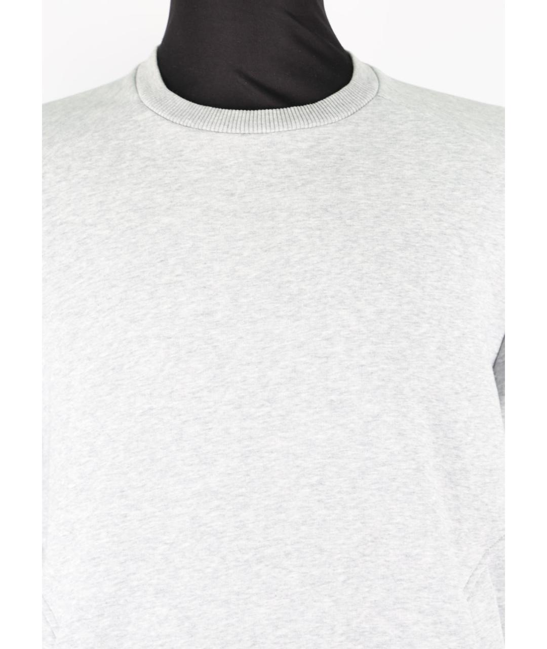 ERMENEGILDO ZEGNA XXX Серый хлопковый джемпер / свитер, фото 4