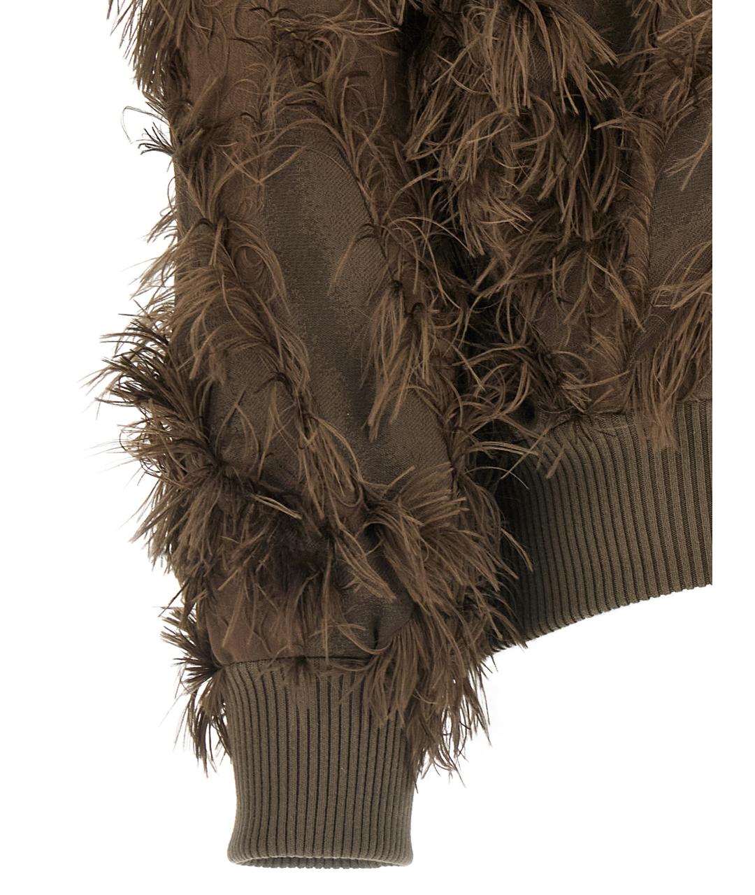 BRUNELLO CUCINELLI Коричневая хлопковая куртка, фото 4