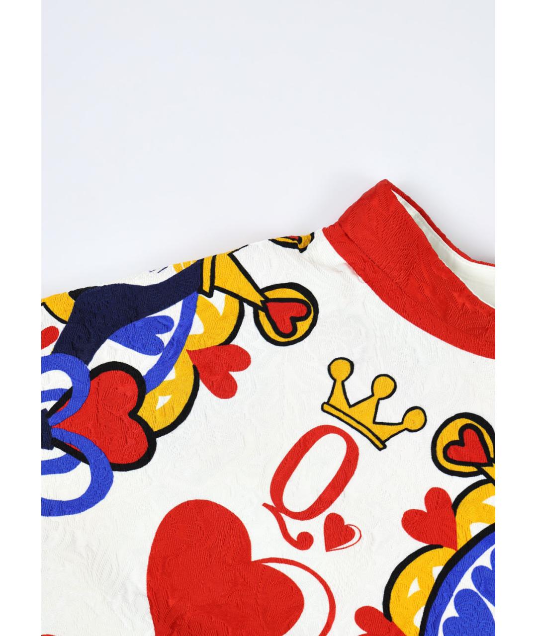 DOLCE&GABBANA Мульти вискозная юбка, фото 4
