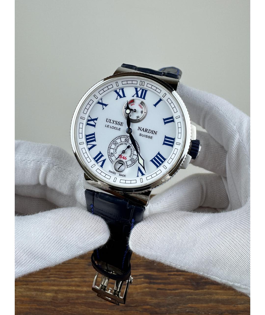 Ulysse Nardin Белые часы, фото 2