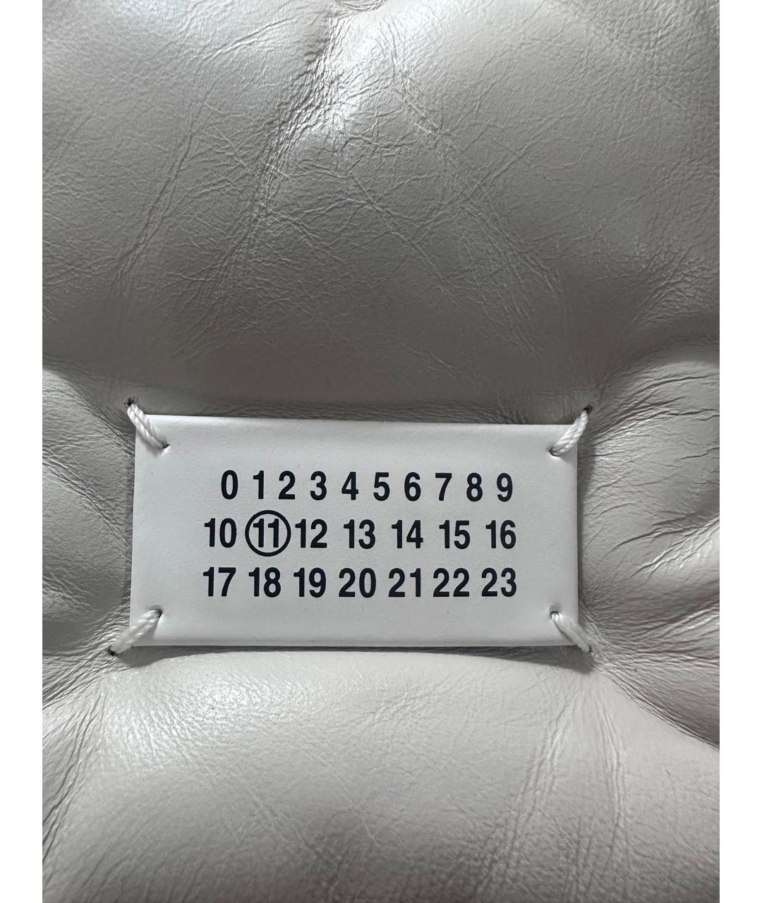 MAISON MARGIELA Бежевая кожаная сумка через плечо, фото 3