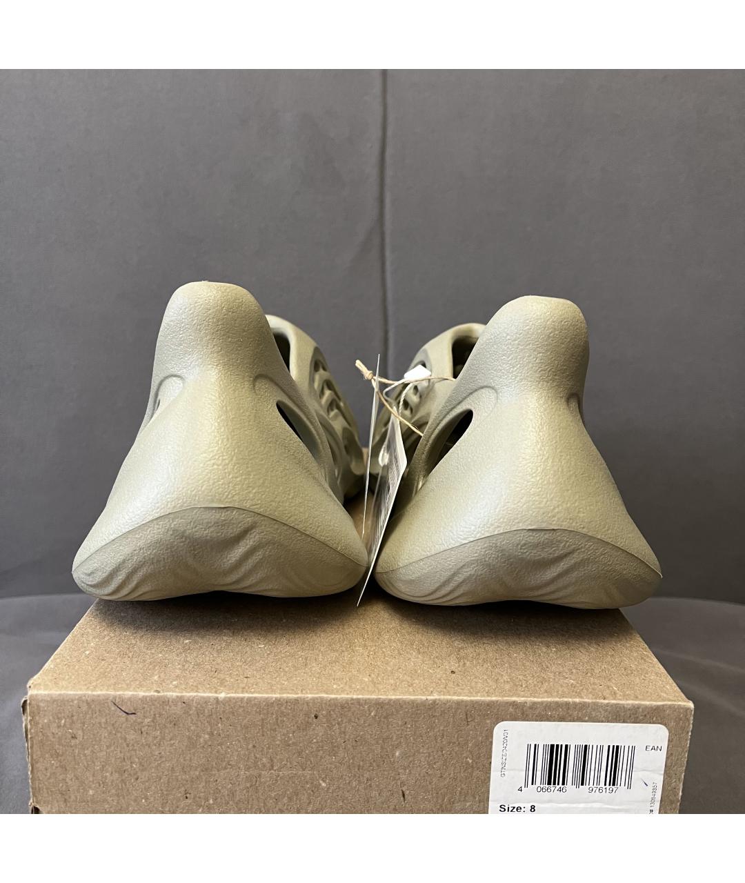 ADIDAS YEEZY Бежевые шлепанцы, фото 7