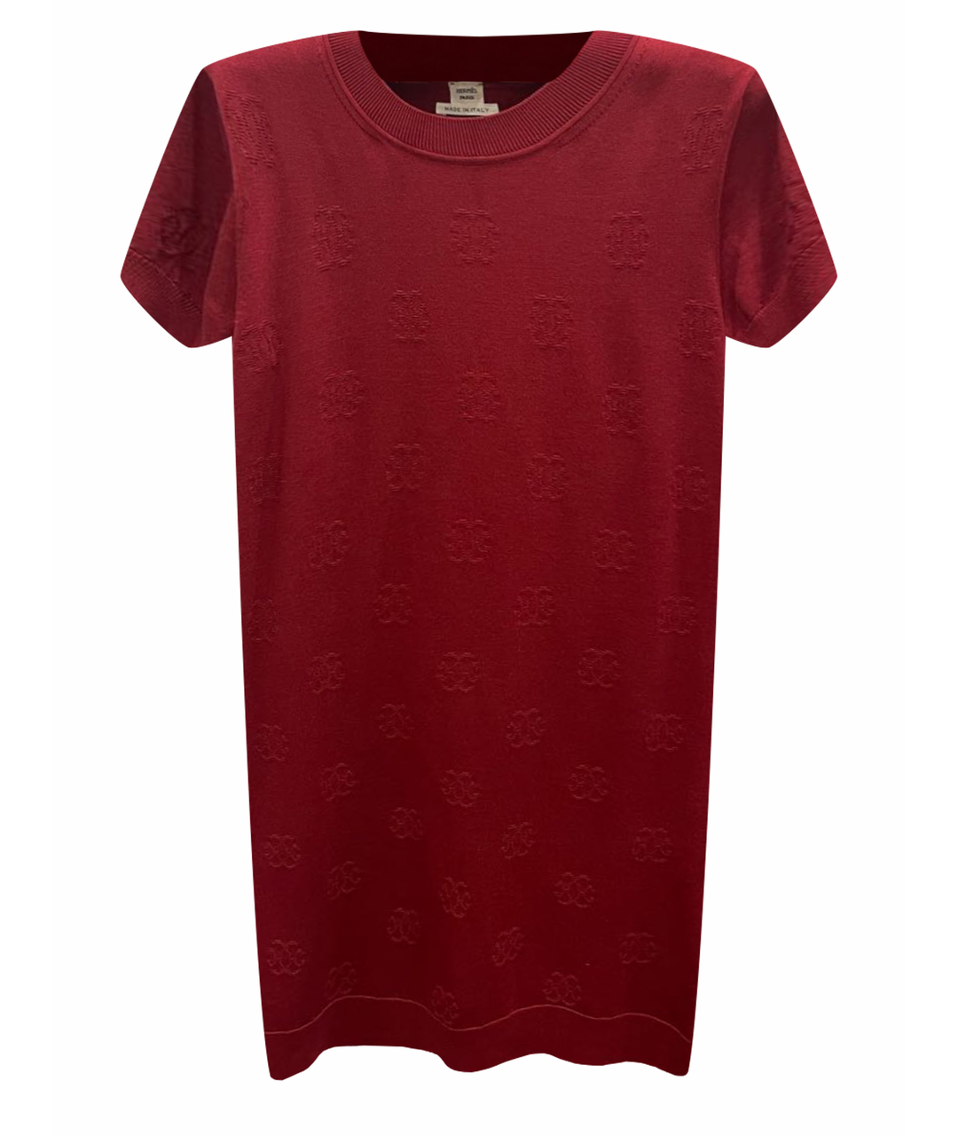 HERMES PRE-OWNED Красное шелковое повседневное платье, фото 1