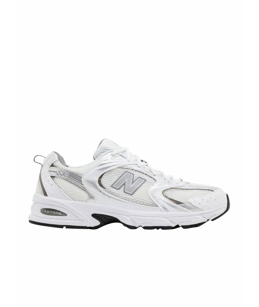 NEW BALANCE Белые синтетические кроссовки, фото 1