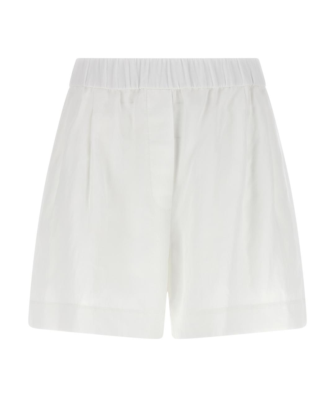 BRUNELLO CUCINELLI Белые хлопковые шорты, фото 1