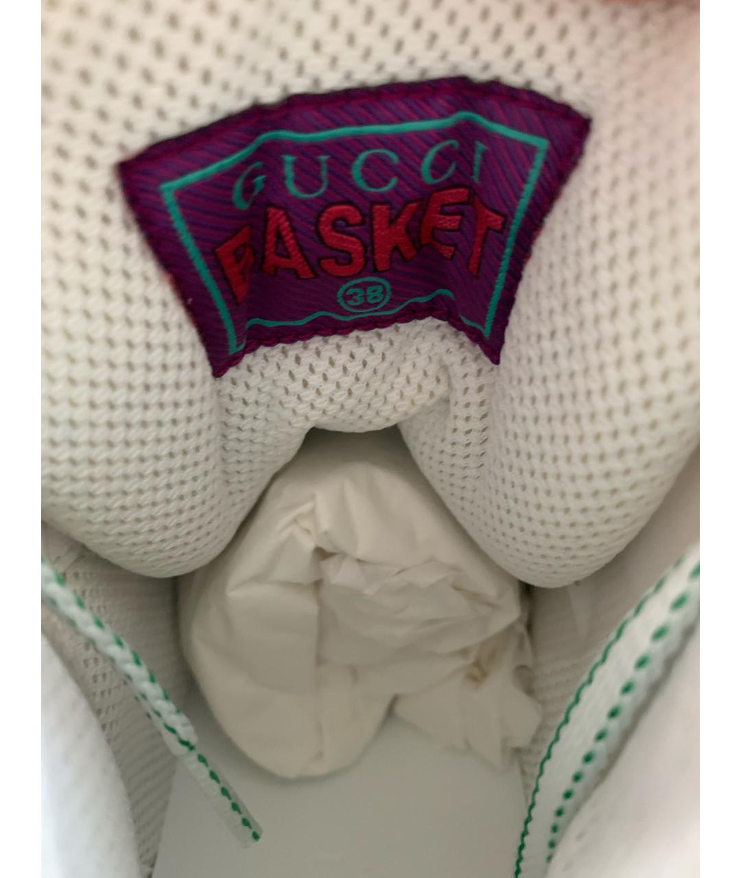 GUCCI Мульти кожаные кроссовки, фото 5