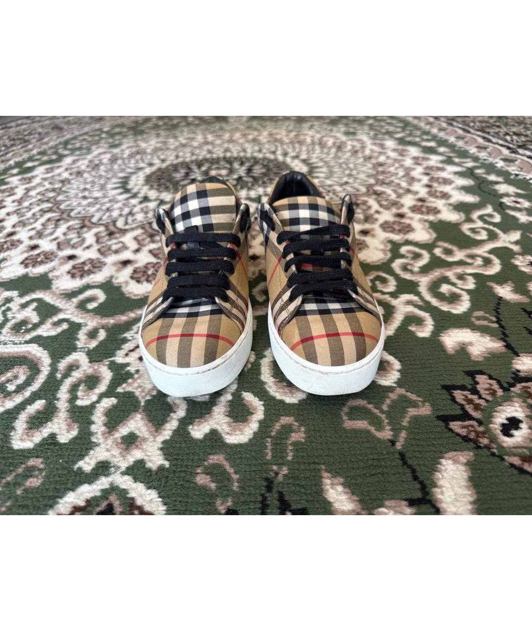 BURBERRY Текстильные кеды, фото 2