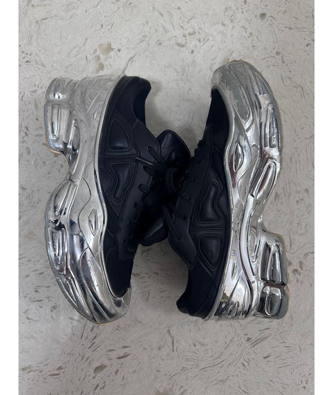 RAF SIMONS Черные низкие кроссовки / кеды, фото 9