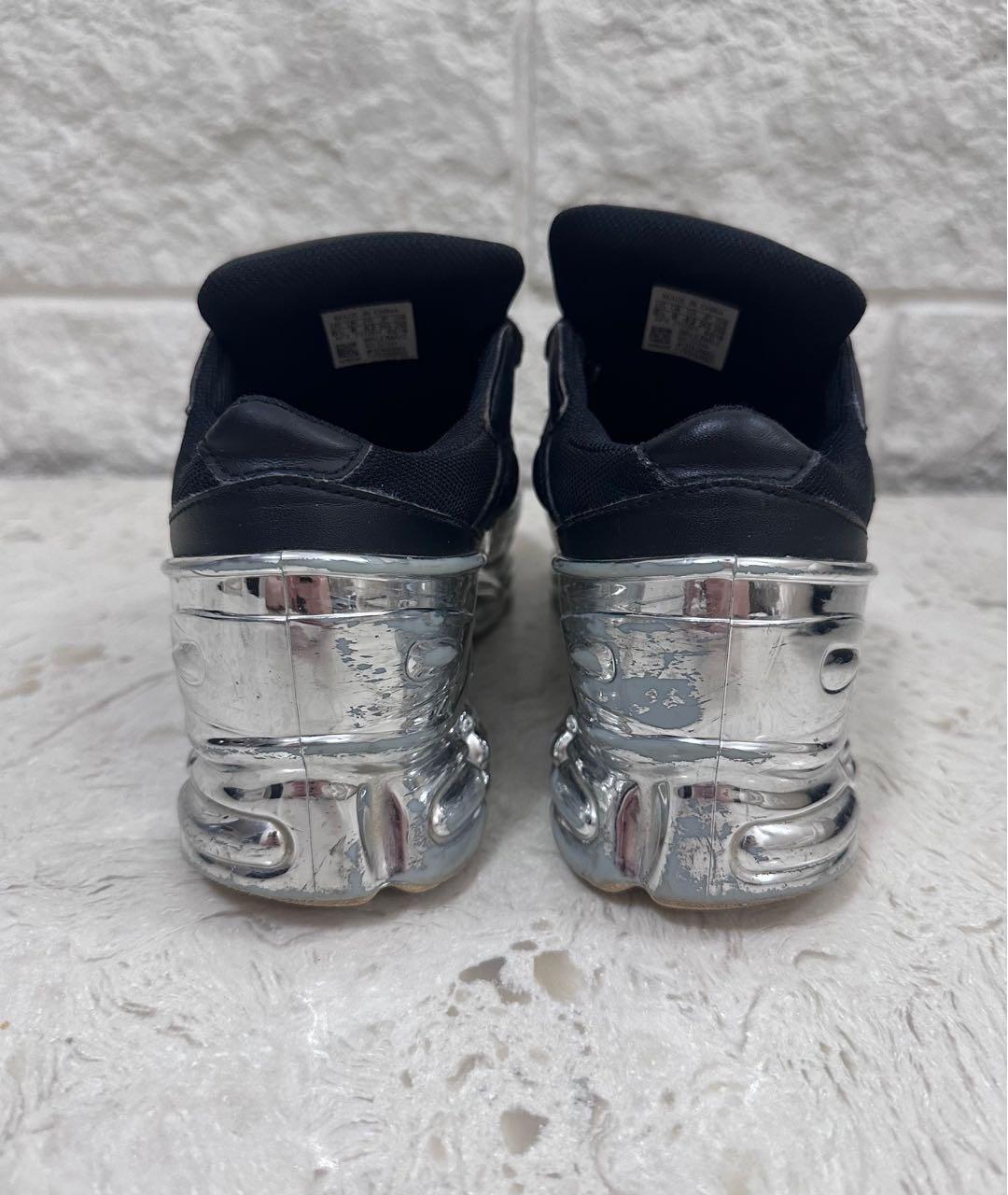 RAF SIMONS Черные низкие кроссовки / кеды, фото 4