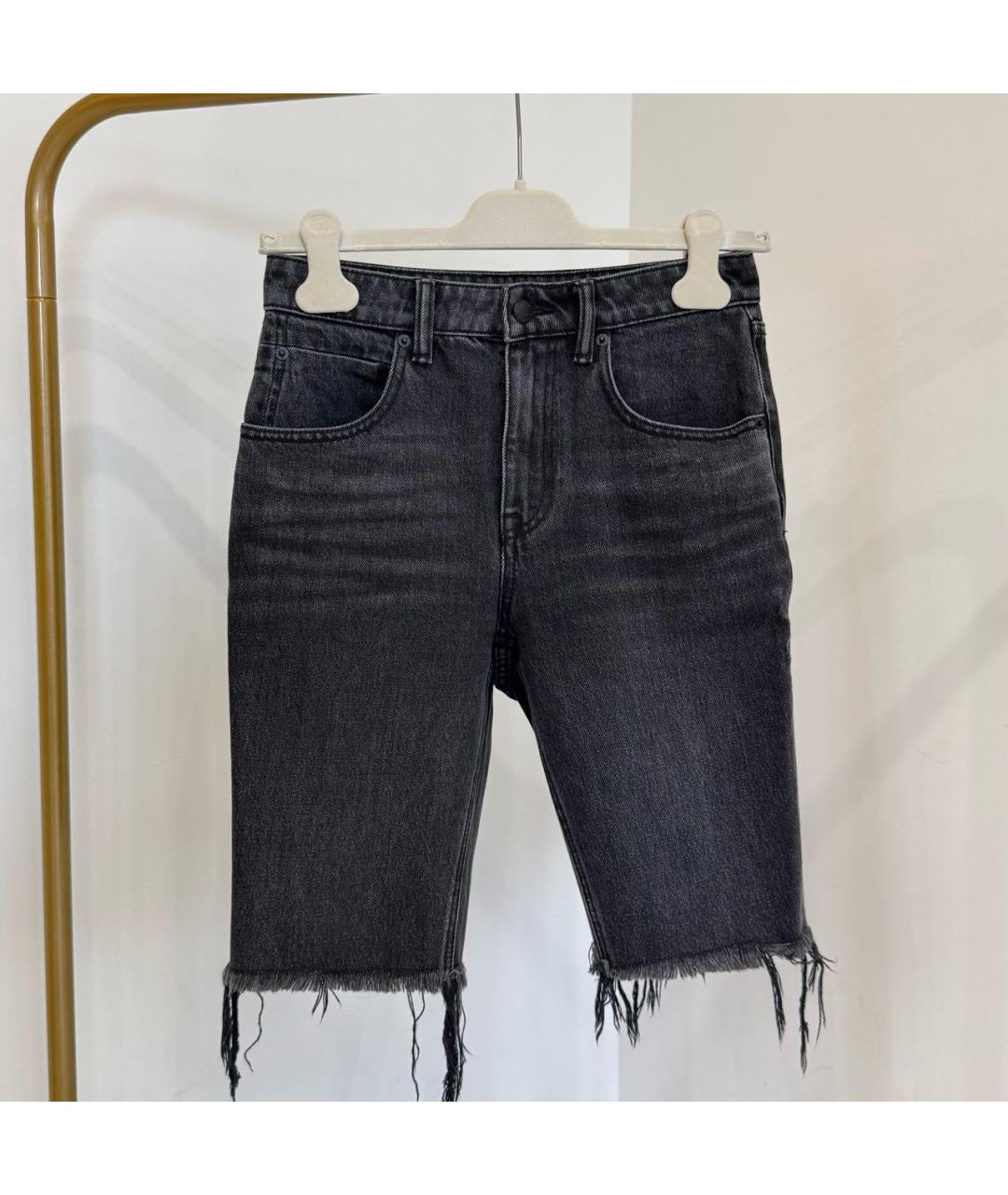ALEXANDER WANG Черные деним шорты, фото 8