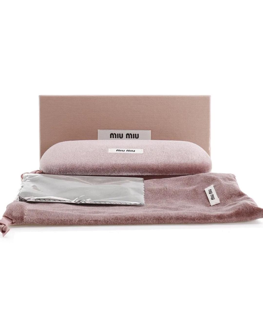 MIU MIU Пластиковые солнцезащитные очки, фото 4