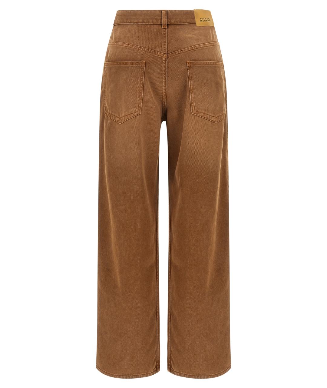ISABEL MARANT Коричневые прямые джинсы, фото 2