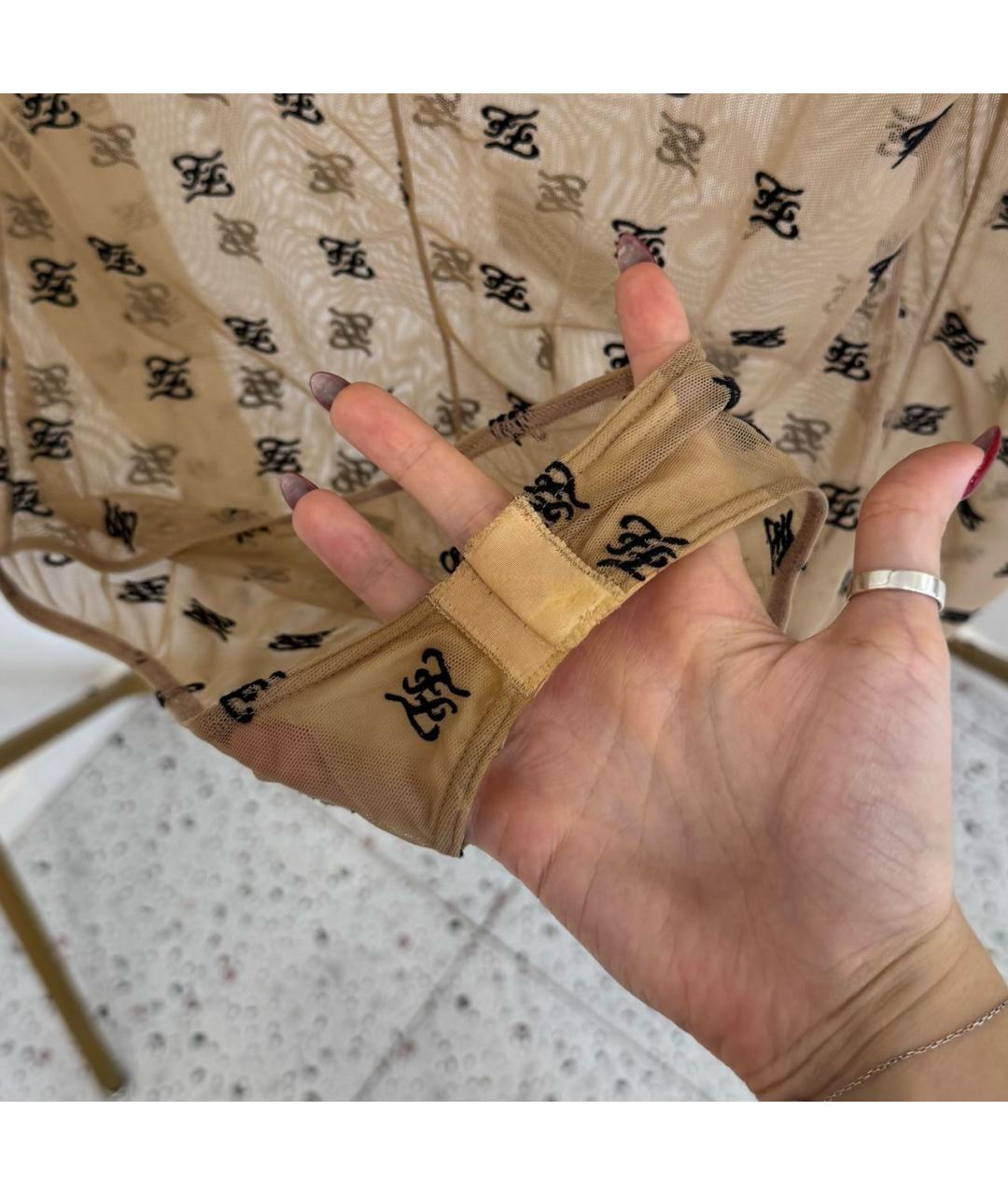 FENDI Бежевое боди, фото 4