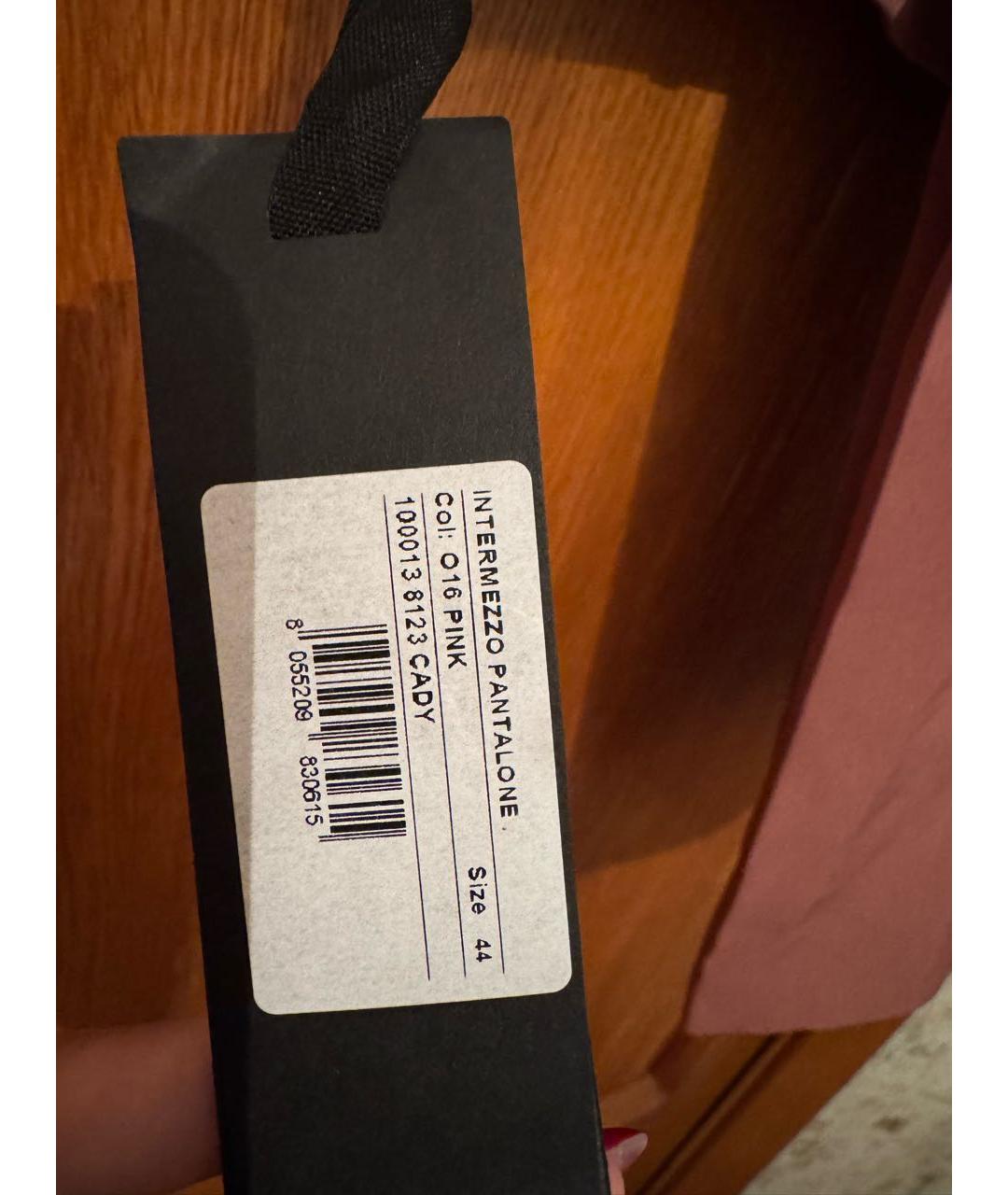 PINKO Коралловые прямые брюки, фото 3