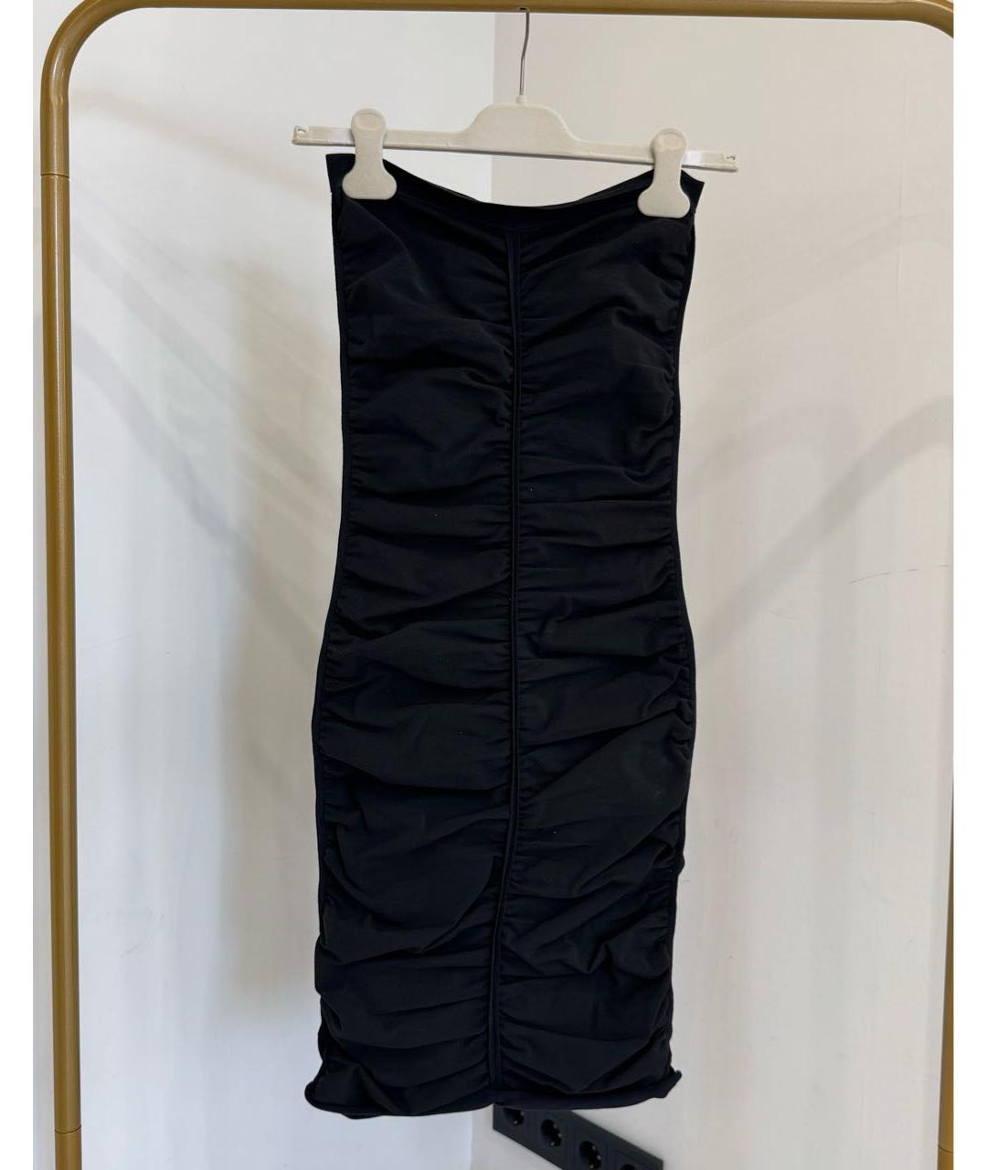 ALEXANDER WANG Черное замшевое коктейльное платье, фото 2