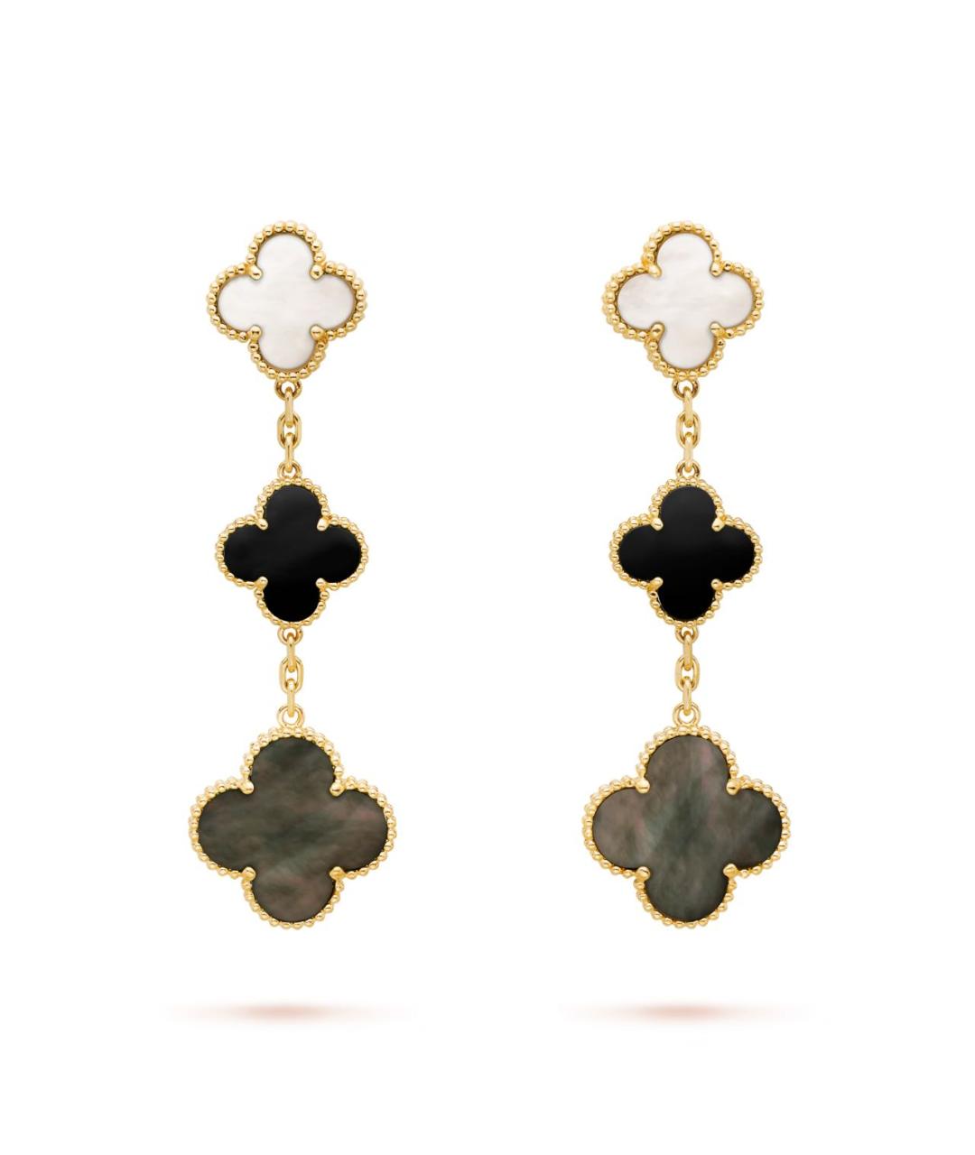 VAN CLEEF & ARPELS Мульти серьги из желтого золота, фото 4