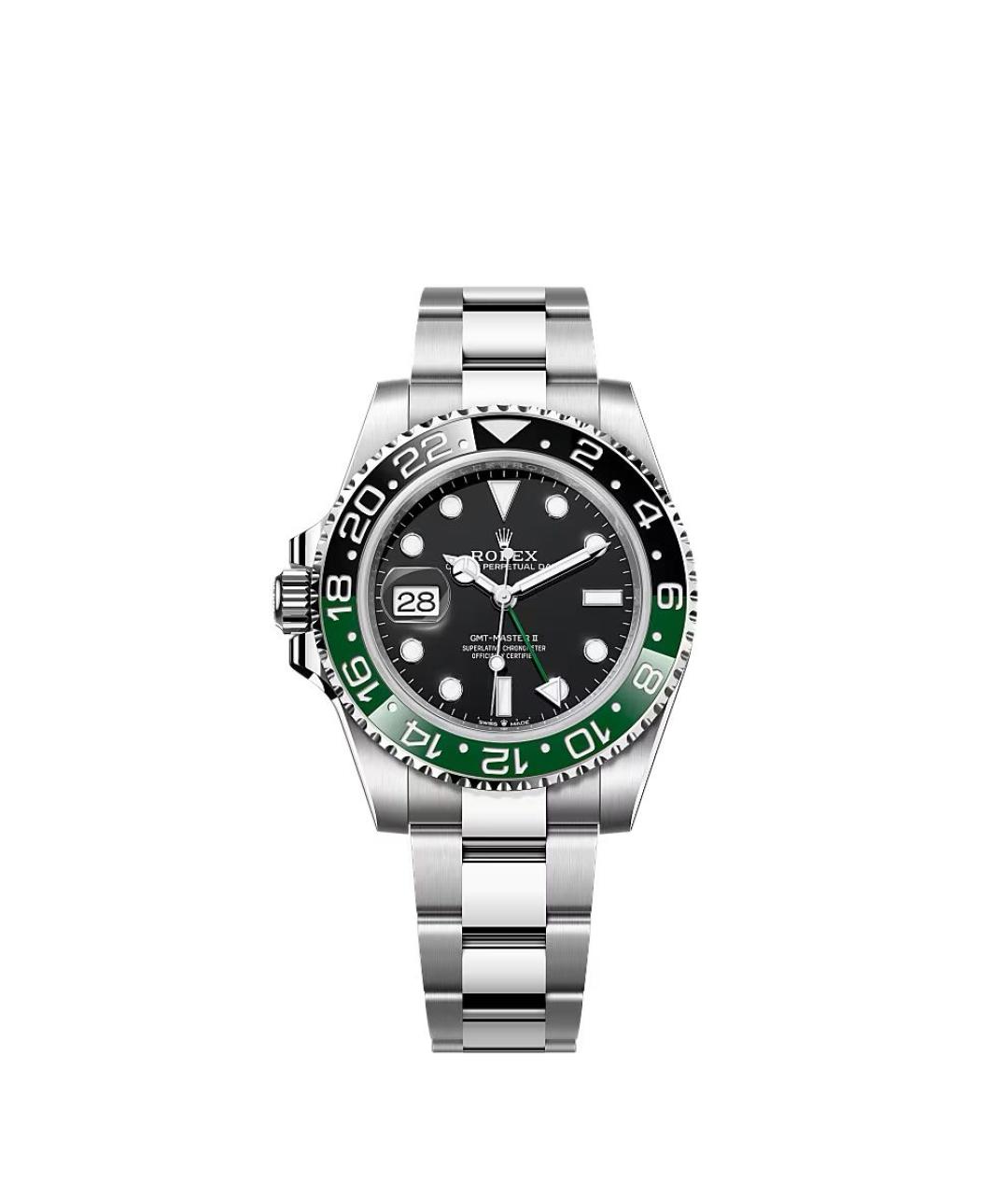 ROLEX Зеленые металлические часы, фото 1