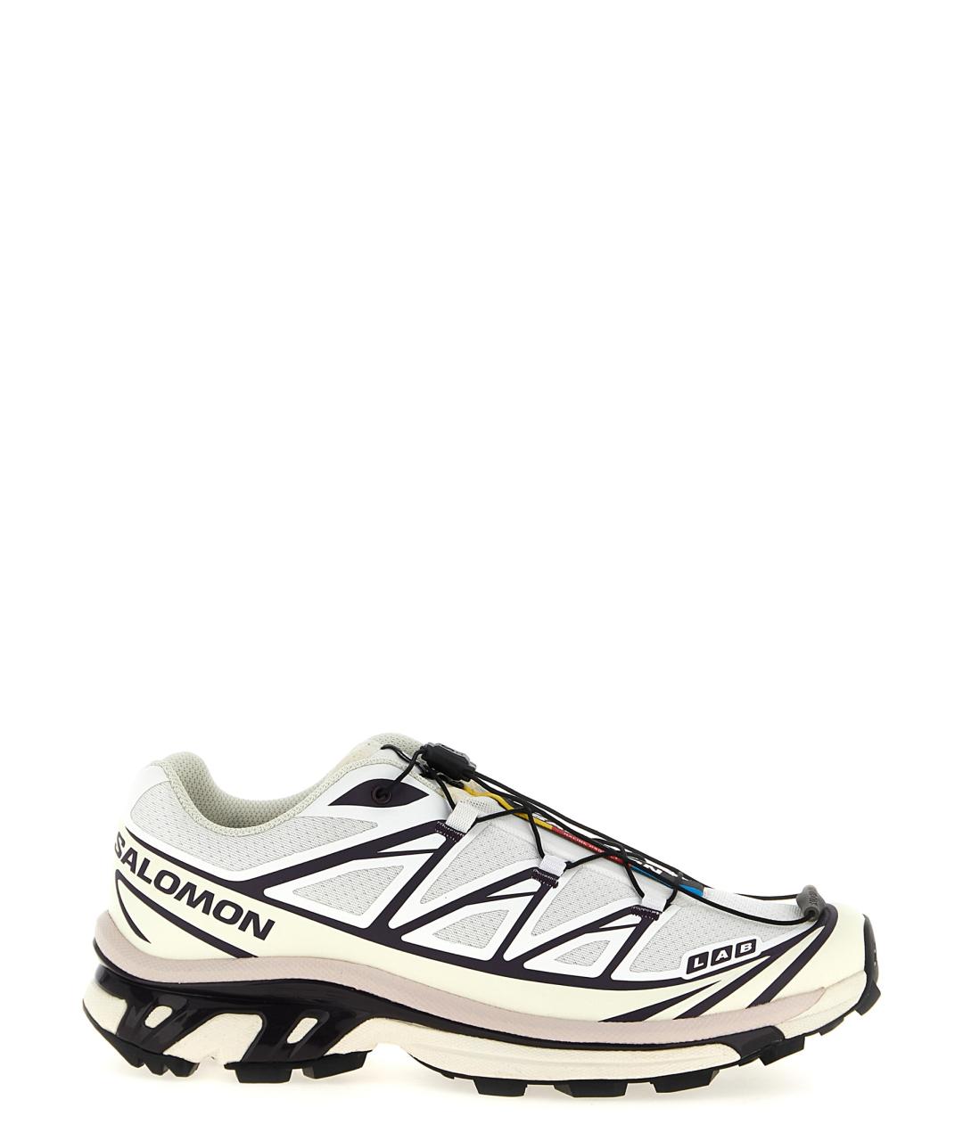 SALOMON Белые синтетические кроссовки, фото 1