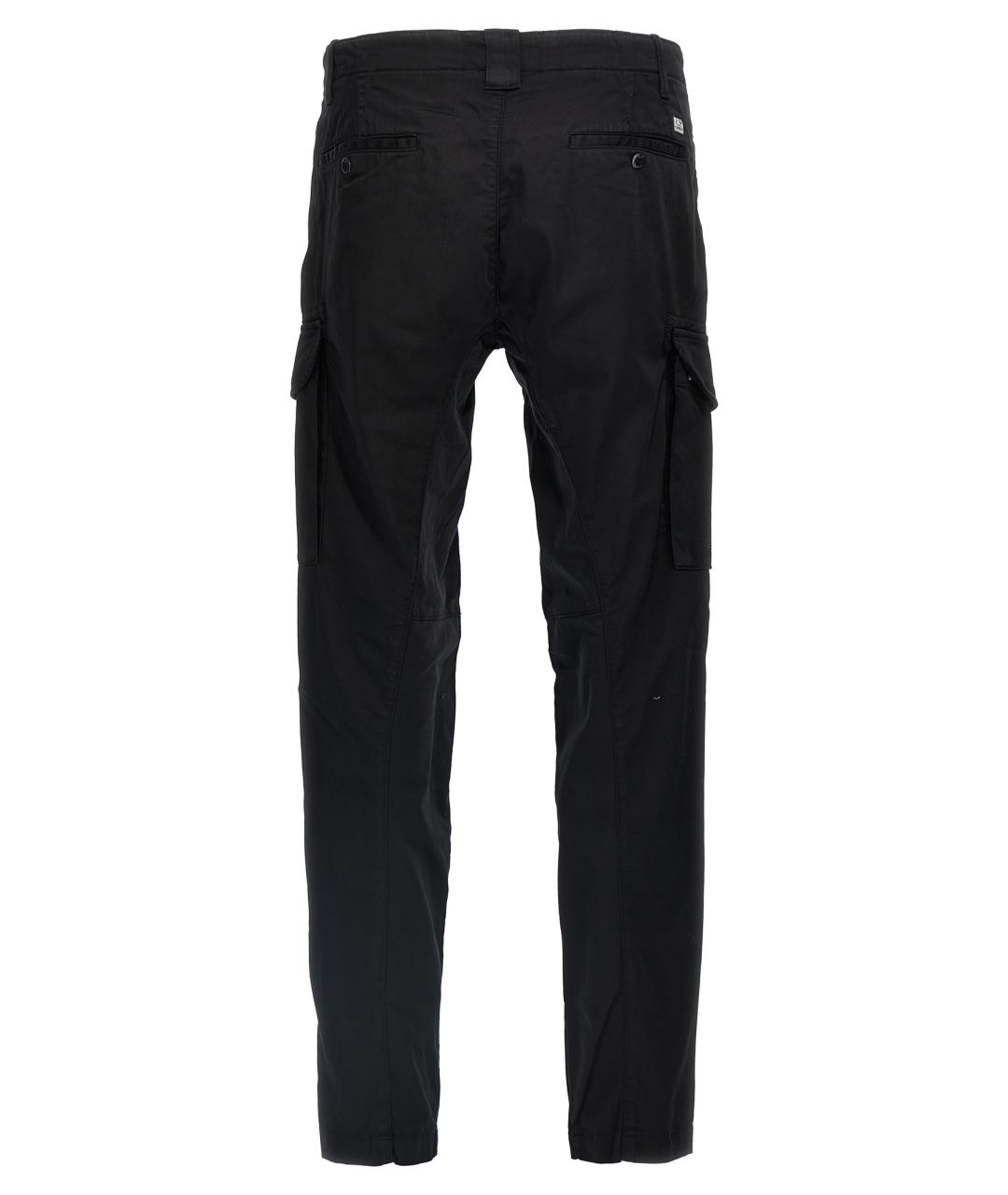CP COMPANY Черные хлопковые повседневные брюки, фото 2