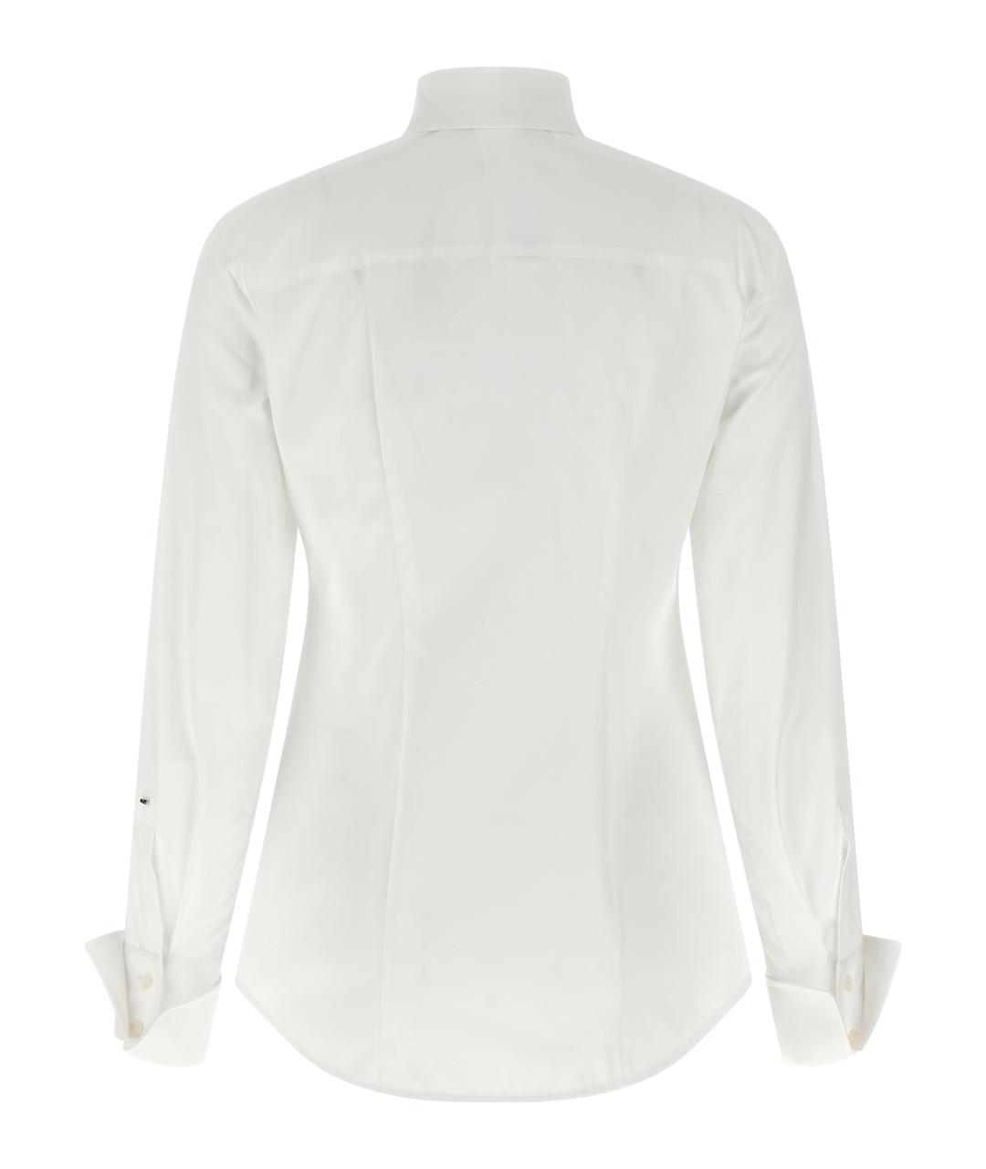 SPORTMAX Белая хлопковая рубашка, фото 2