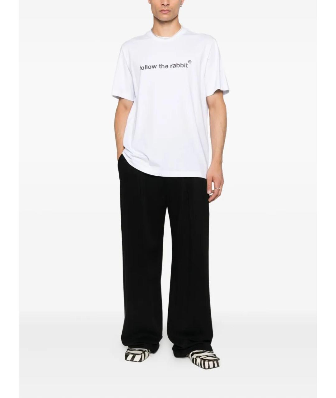MSGM Белая хлопковая футболка, фото 2