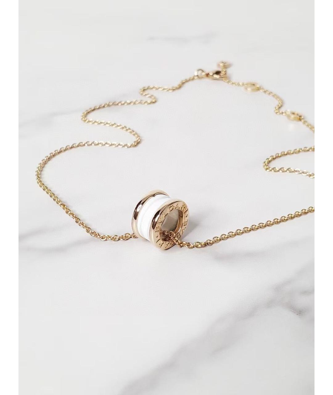 BVLGARI Золотое колье из розового золота, фото 3