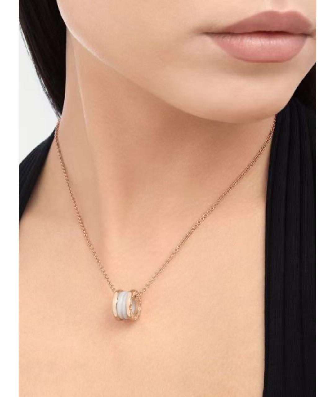 BVLGARI Золотое колье из розового золота, фото 5