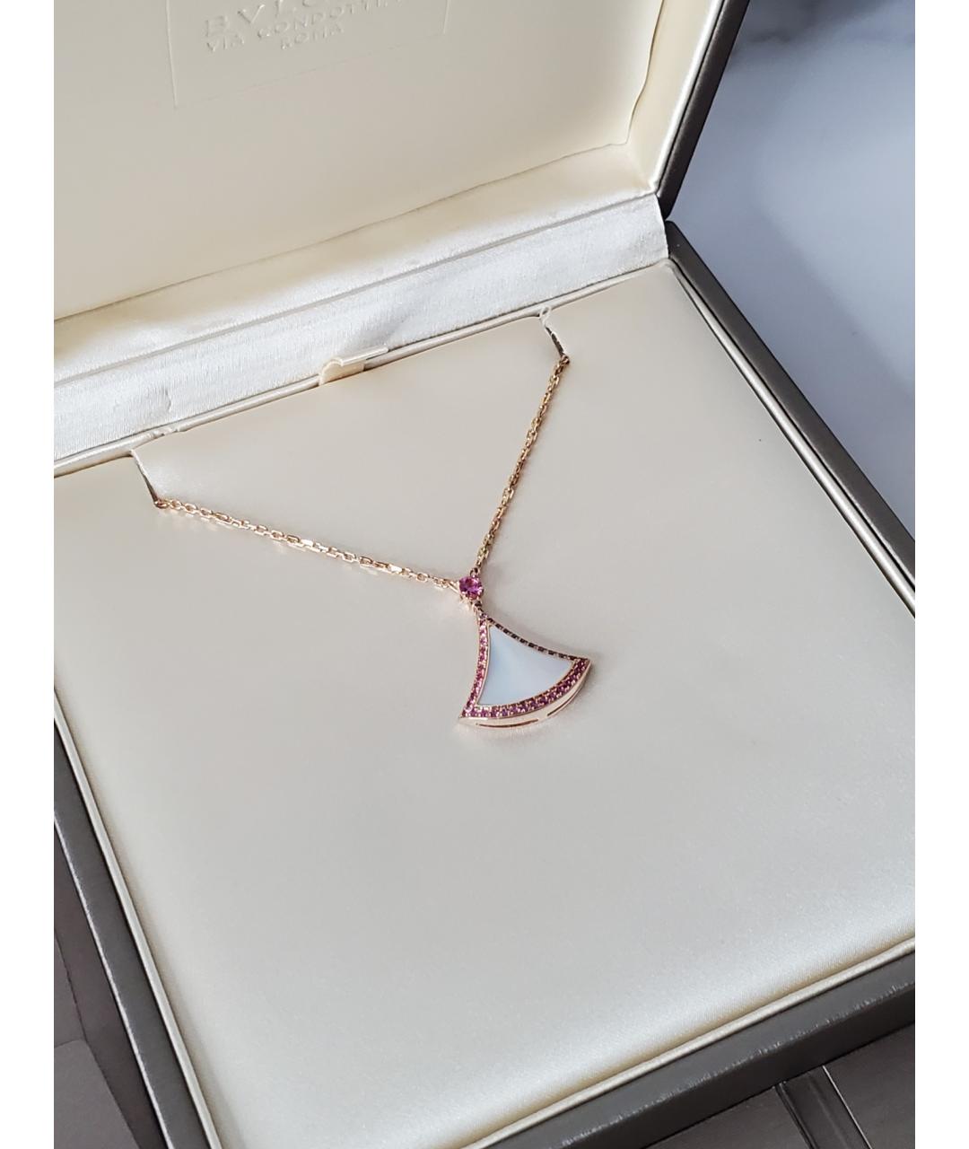 BVLGARI Золотое колье из розового золота, фото 3