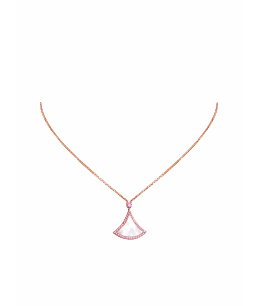 BVLGARI Золотое колье из розового золота, фото 1