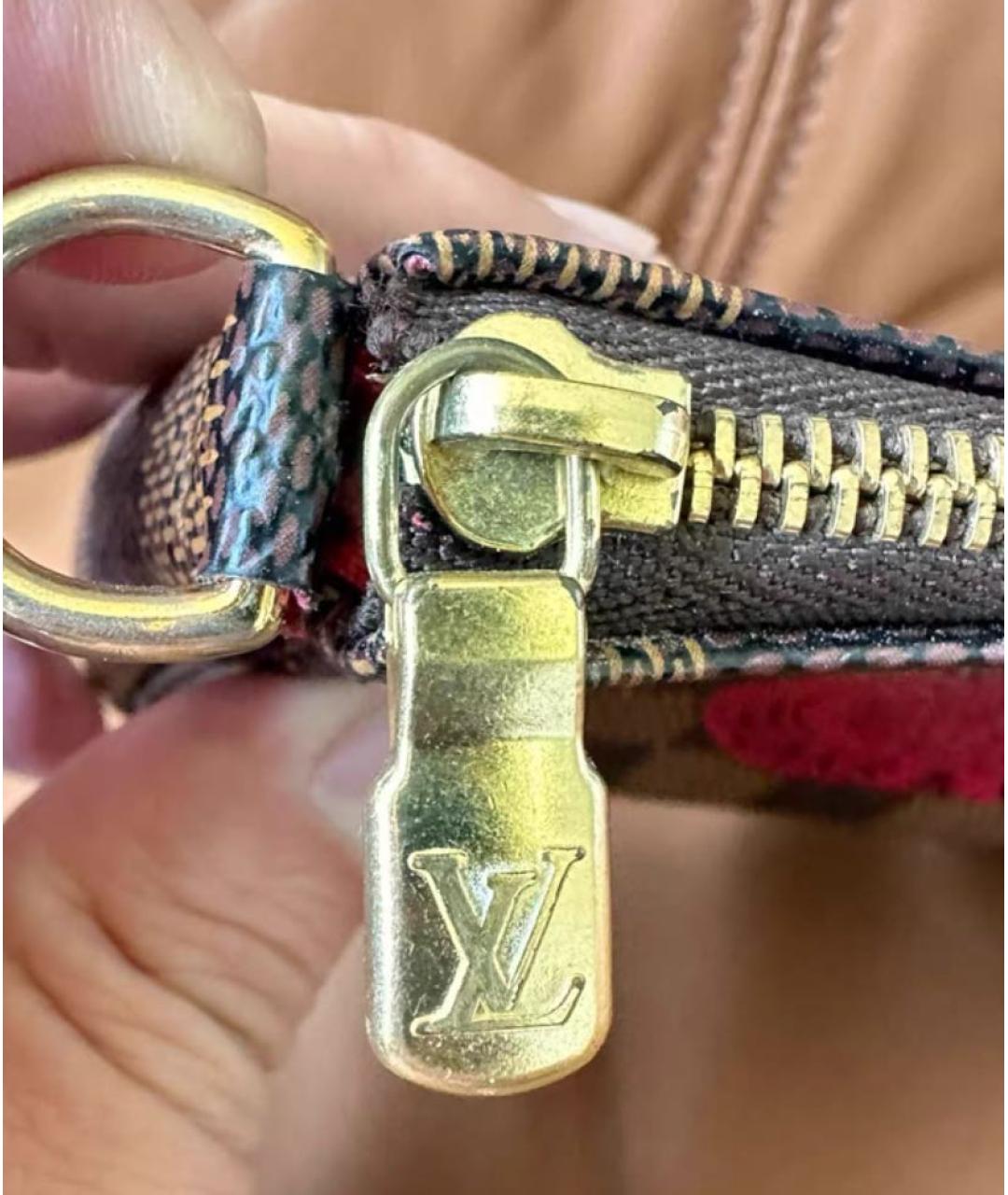 LOUIS VUITTON Коричневая сумка тоут, фото 3