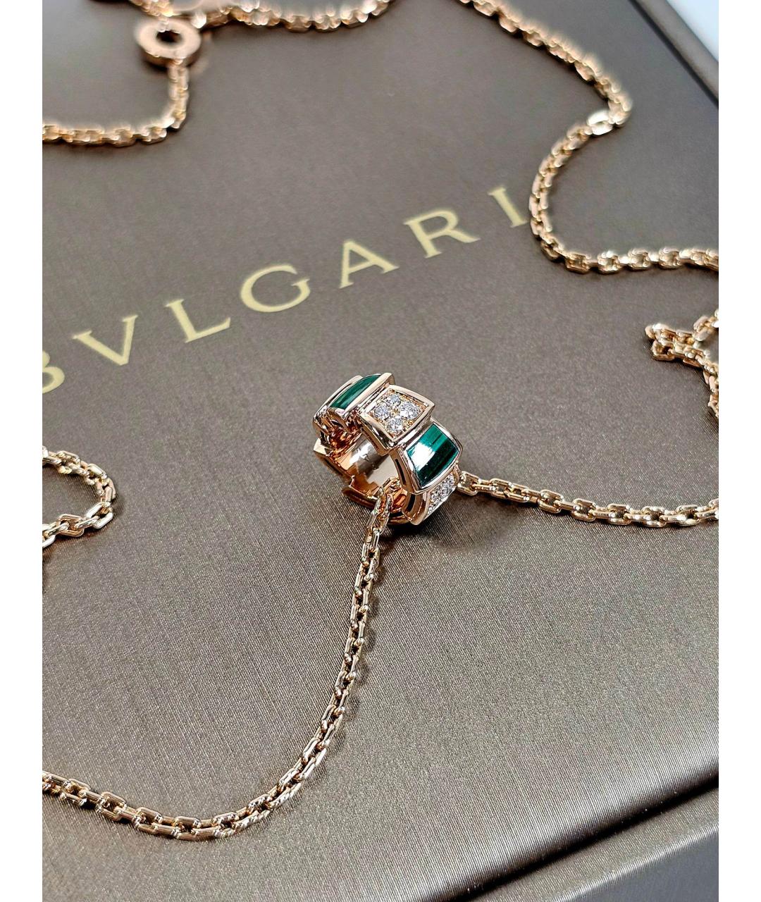 BVLGARI Золотое колье из розового золота, фото 4
