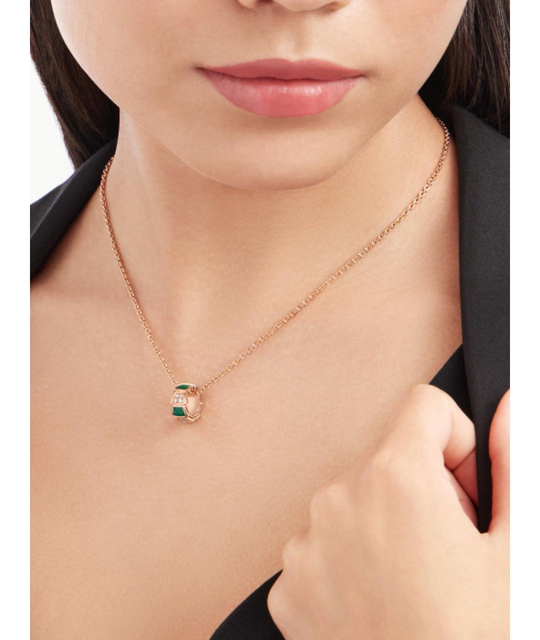 BVLGARI Золотое колье из розового золота, фото 5