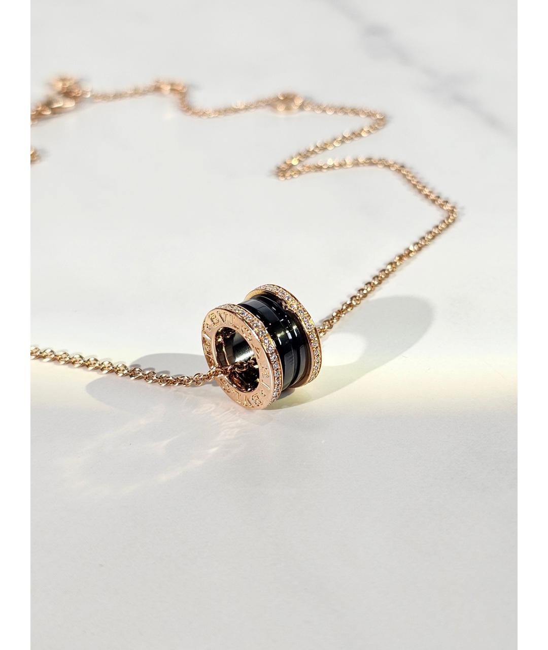 BVLGARI Золотое колье из розового золота, фото 2