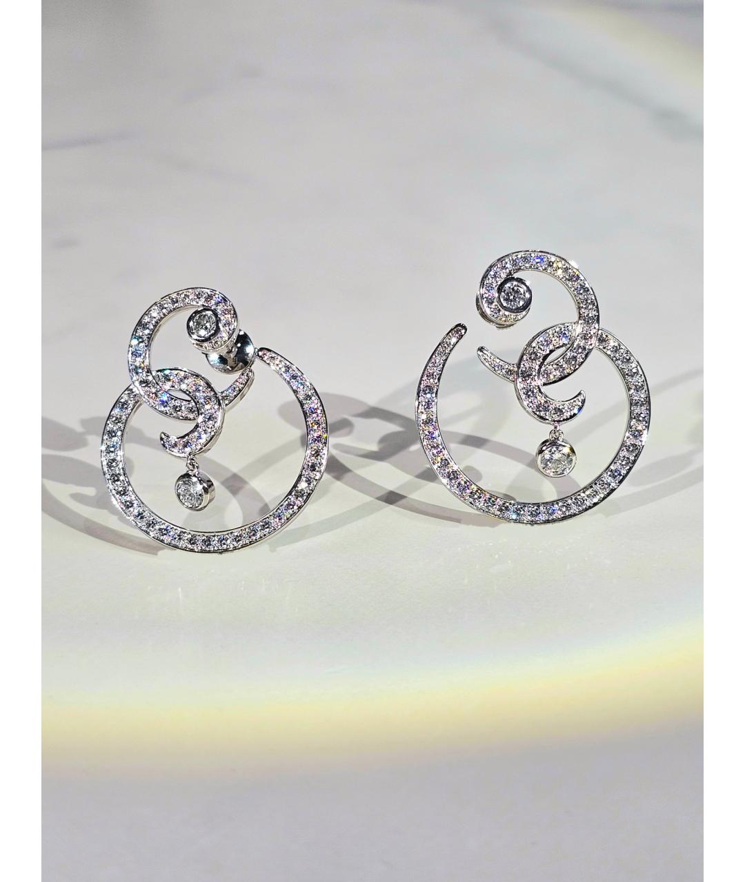 VAN CLEEF & ARPELS Серебряные серьги из белого золота, фото 3