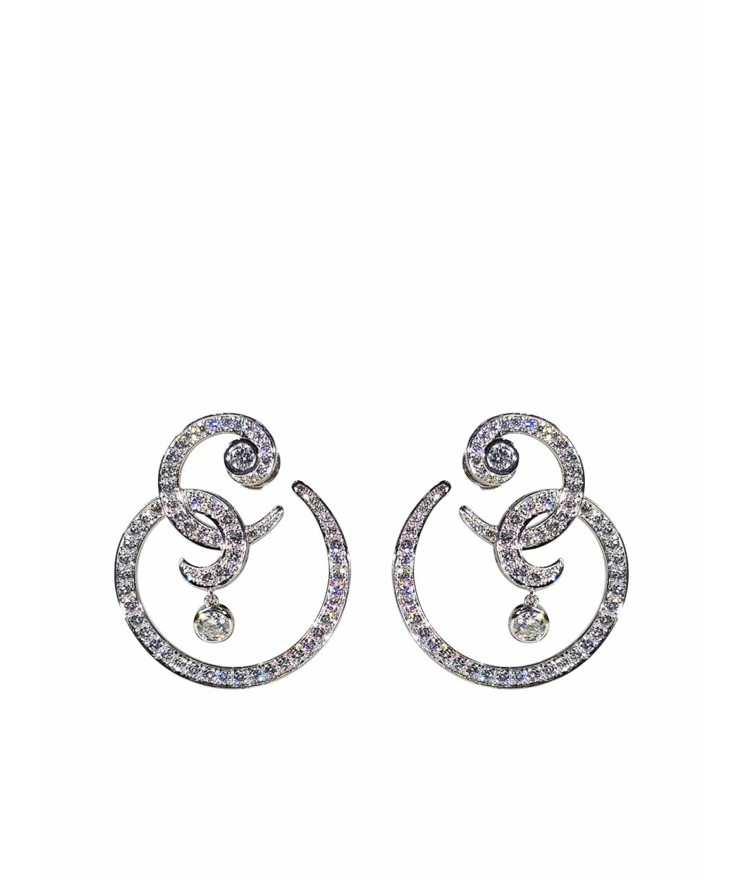 VAN CLEEF & ARPELS Серебряные серьги из белого золота, фото 1