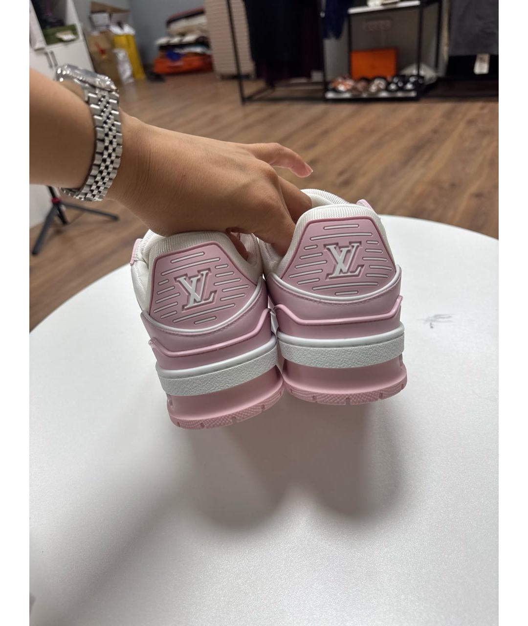 LOUIS VUITTON Мульти кожаные кроссовки, фото 4