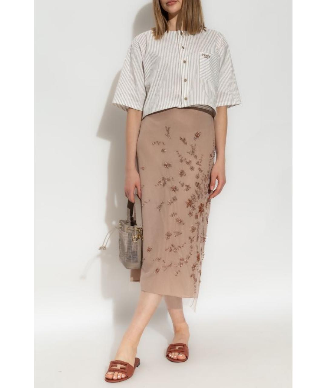 FENDI Белая хлопковая рубашка, фото 6