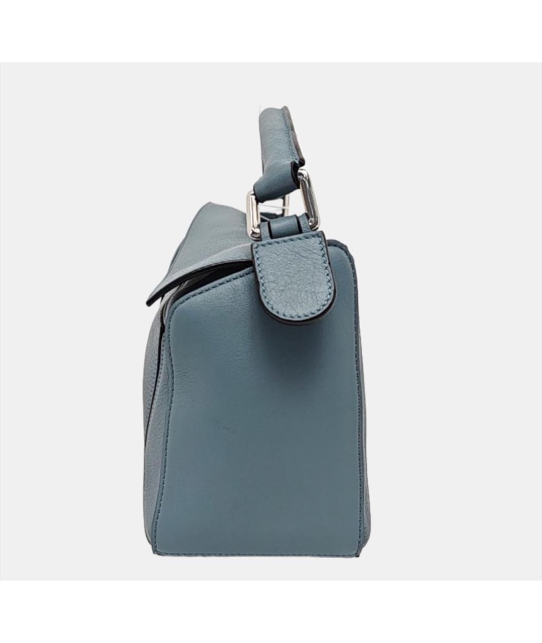 LOEWE Голубая кожаная сумка через плечо, фото 2