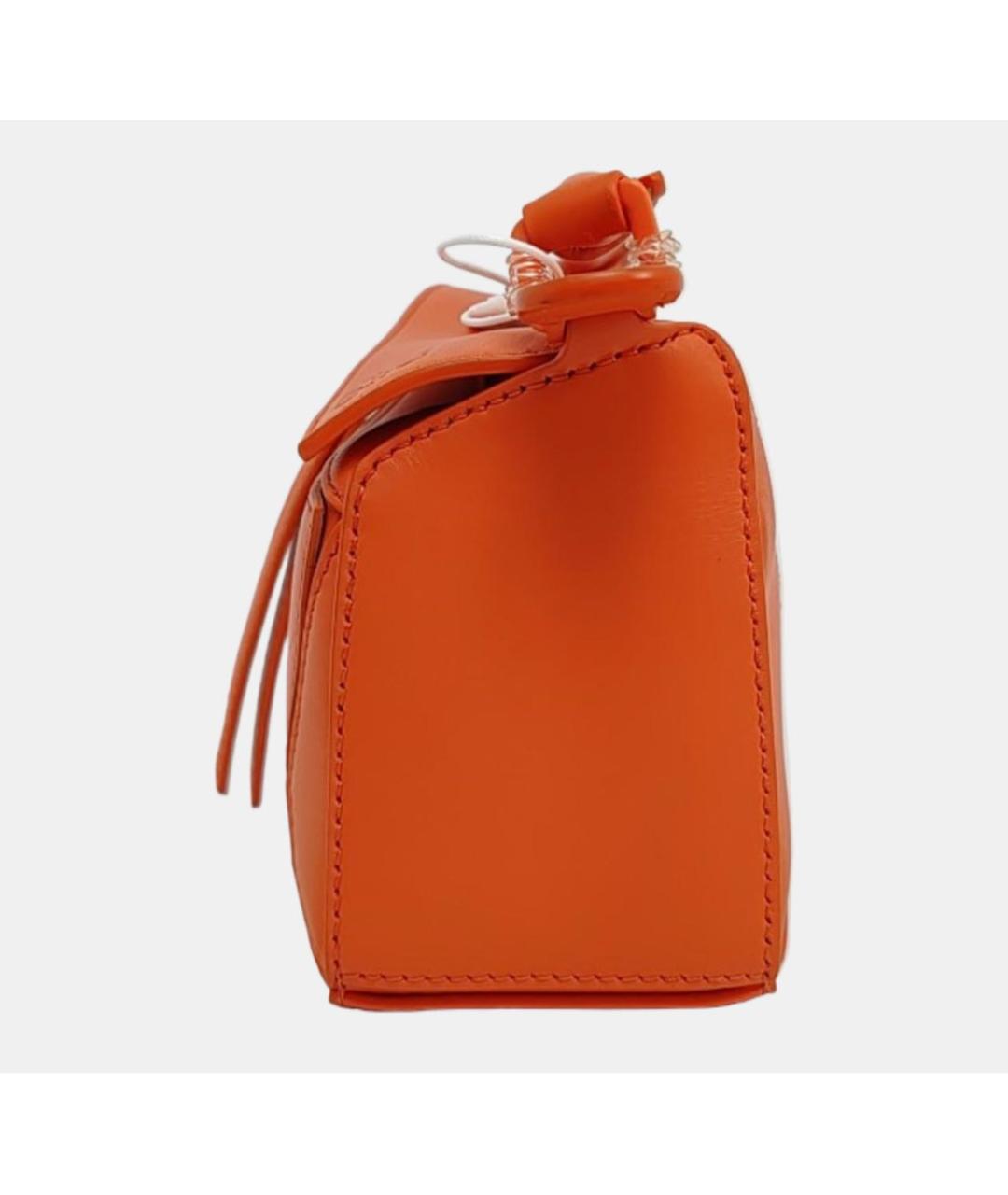 LOEWE Оранжевая кожаная сумка через плечо, фото 2
