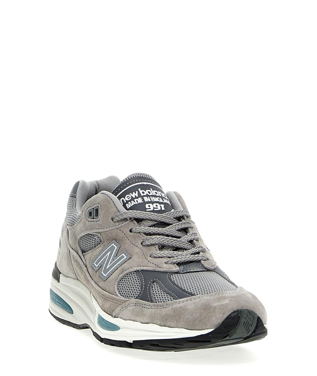 NEW BALANCE Серые низкие кроссовки / кеды, фото 2