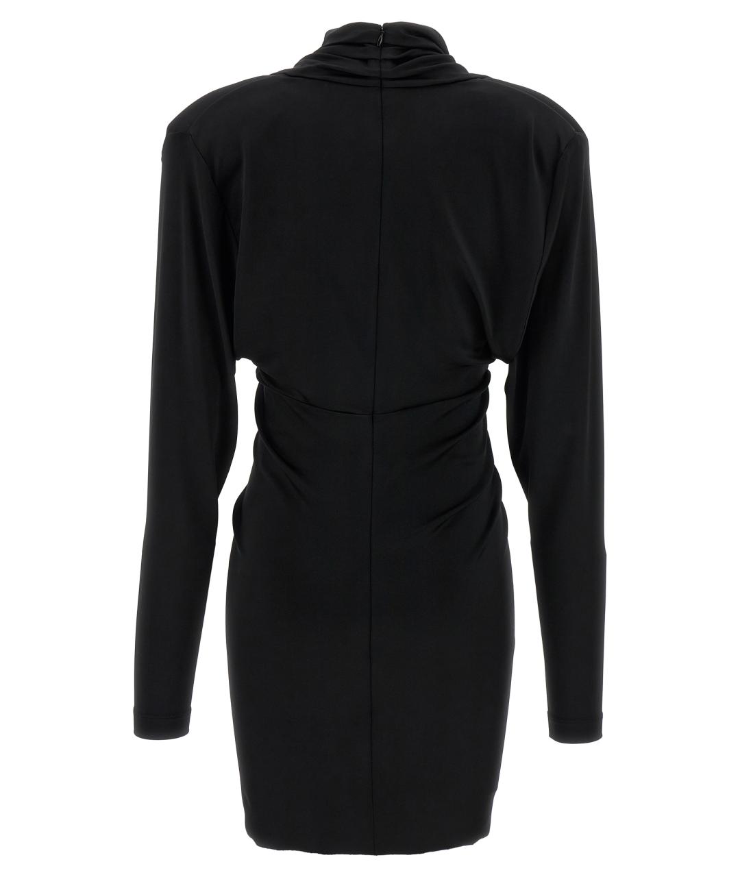 VICTORIA BECKHAM Черное вискозное платье, фото 2