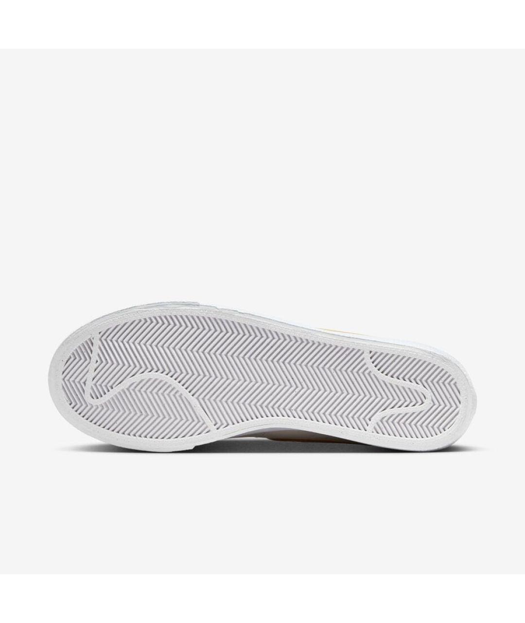 NIKE Бежевые кожаные кеды, фото 6